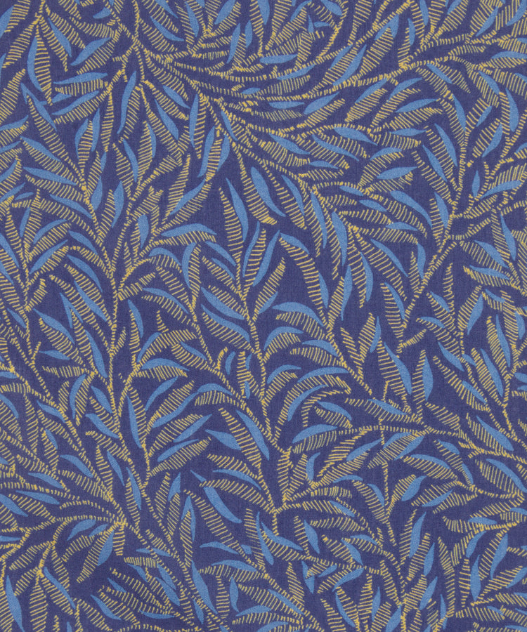 Art of Craft Liberty Fabric - One Metre - Willow Walk - Blue
