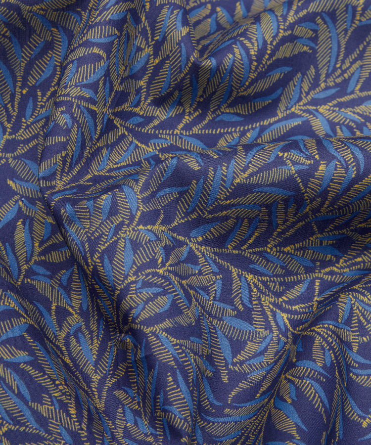 Art of Craft Liberty Fabric - One Metre - Willow Walk - Blue
