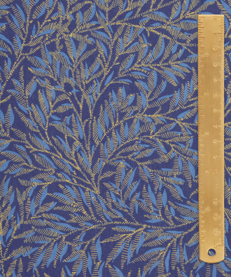 Art of Craft Liberty Fabric - One Metre - Willow Walk - Blue