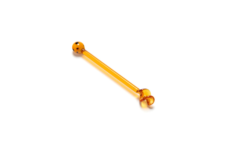 Polka Dot Glass Honey Stirrer