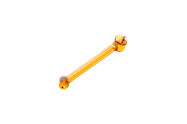 Polka Dot Glass Honey Stirrer