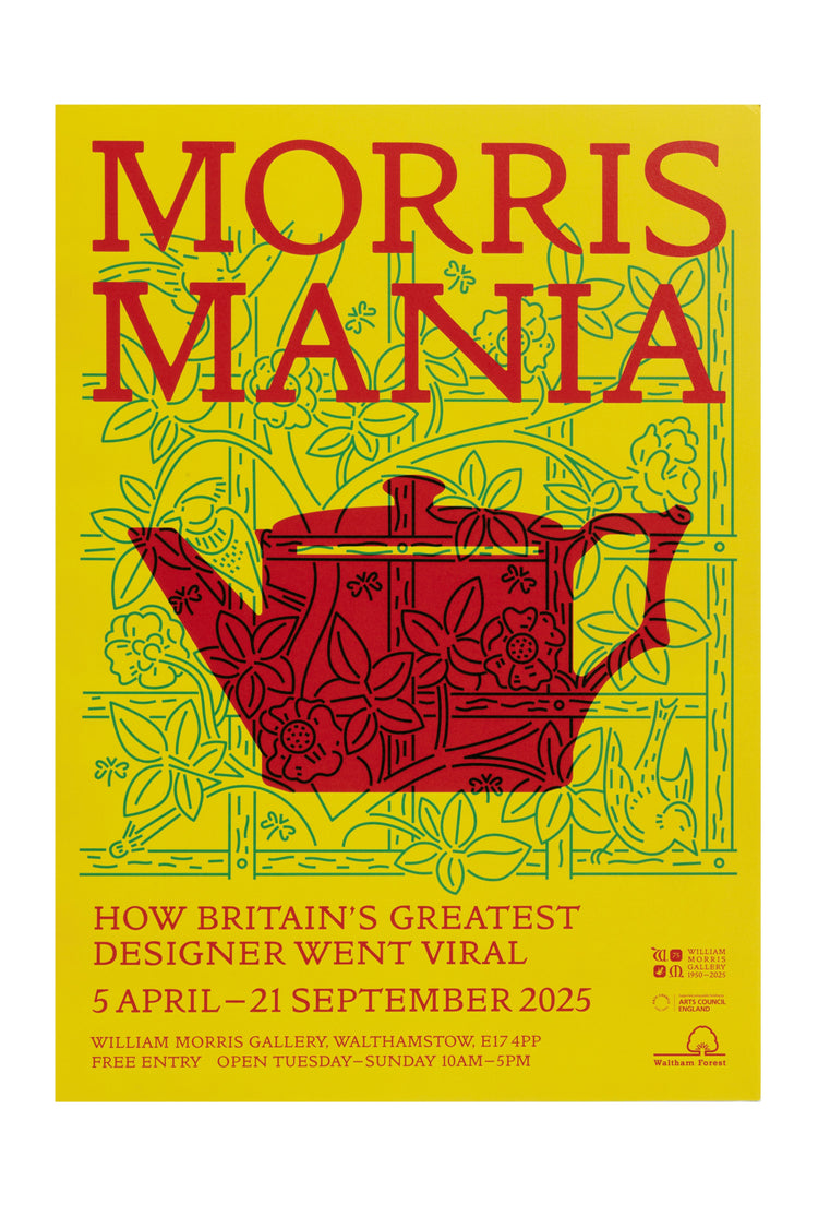 Morris Mania Teapot Exhibition Poster