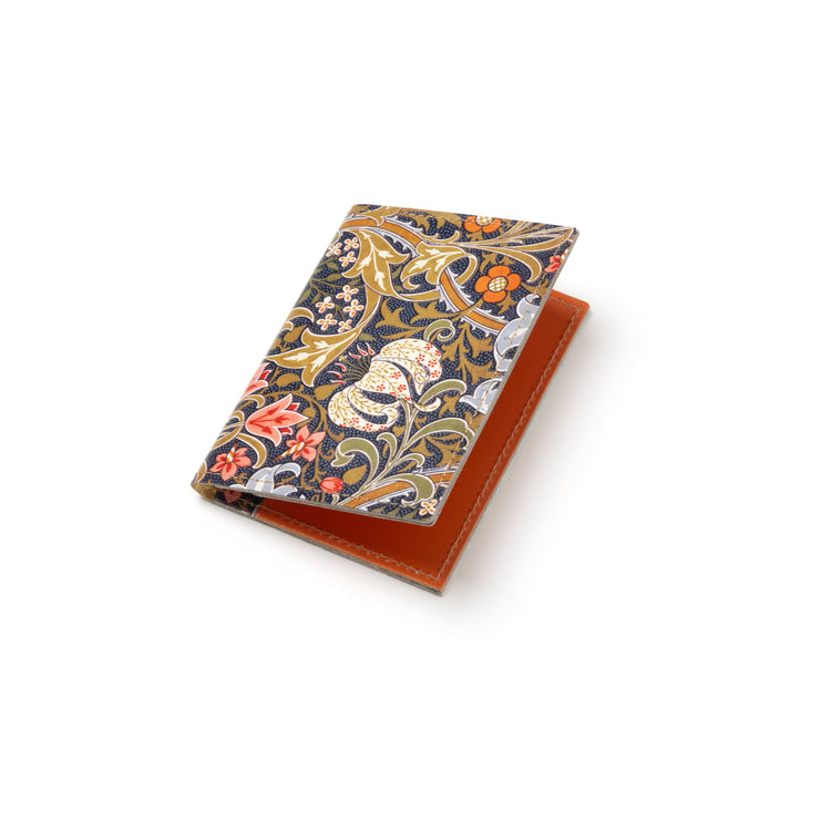 Golden Lily Folding Leather Wallet