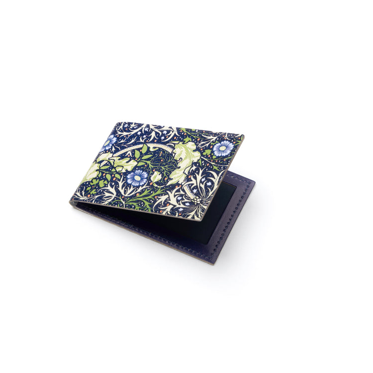 Seaweed Leather Travel Card Holder