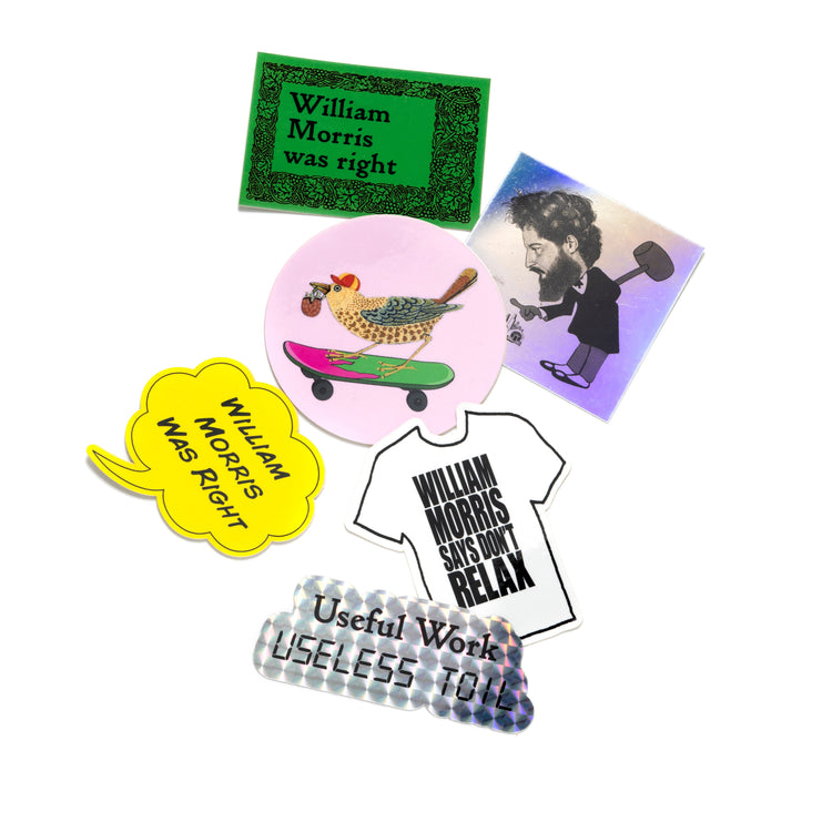 Jeremy Deller 6 Pack Sticker Collection