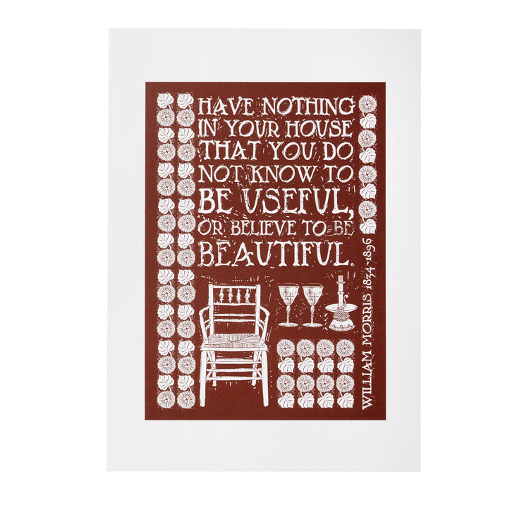 Rory Hutton Red House A3 Print