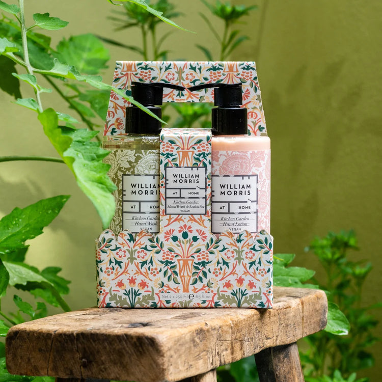 William Morris At Home Kitchen Garden Hand Wash & Lotion Set