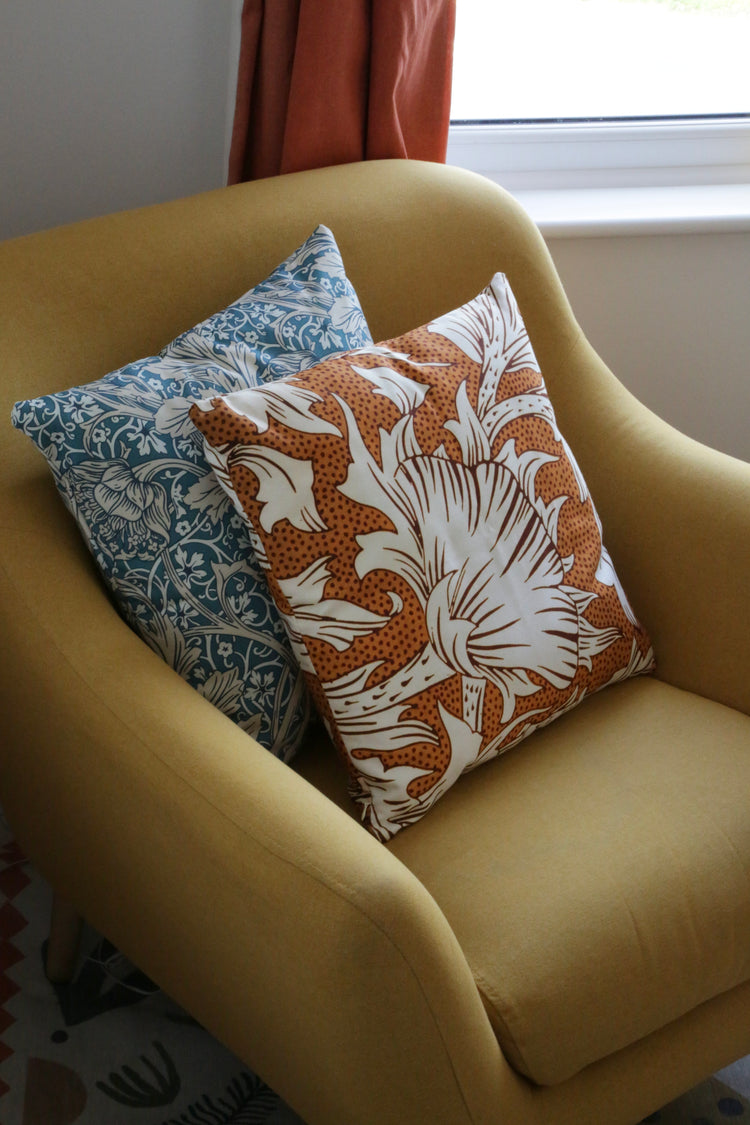 Arcadia Cushion Cover by May Morris