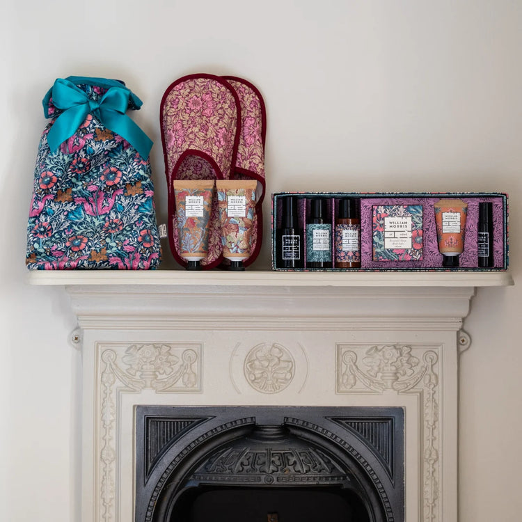 William Morris At Home Beautiful Sleep Quilted Slipper Set