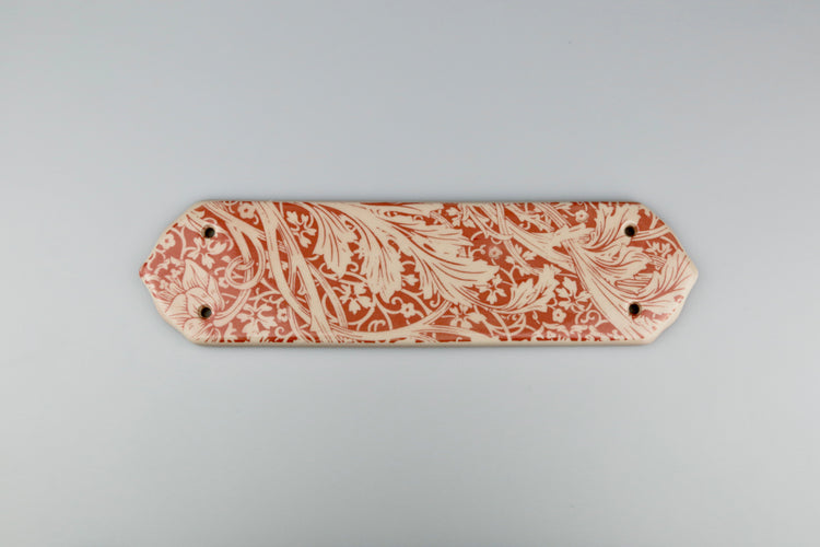 May Morris Arcadia Ceramic Fingerplates by Emma Lacey