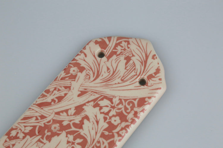 May Morris Arcadia Ceramic Fingerplates by Emma Lacey