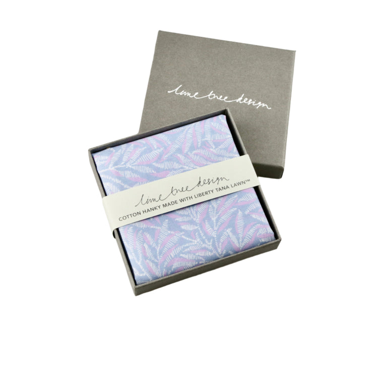 Single Boxed Hanky Made with Liberty Fabric