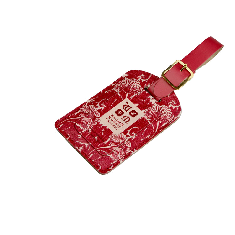 Tulip Leather Luggage Tag