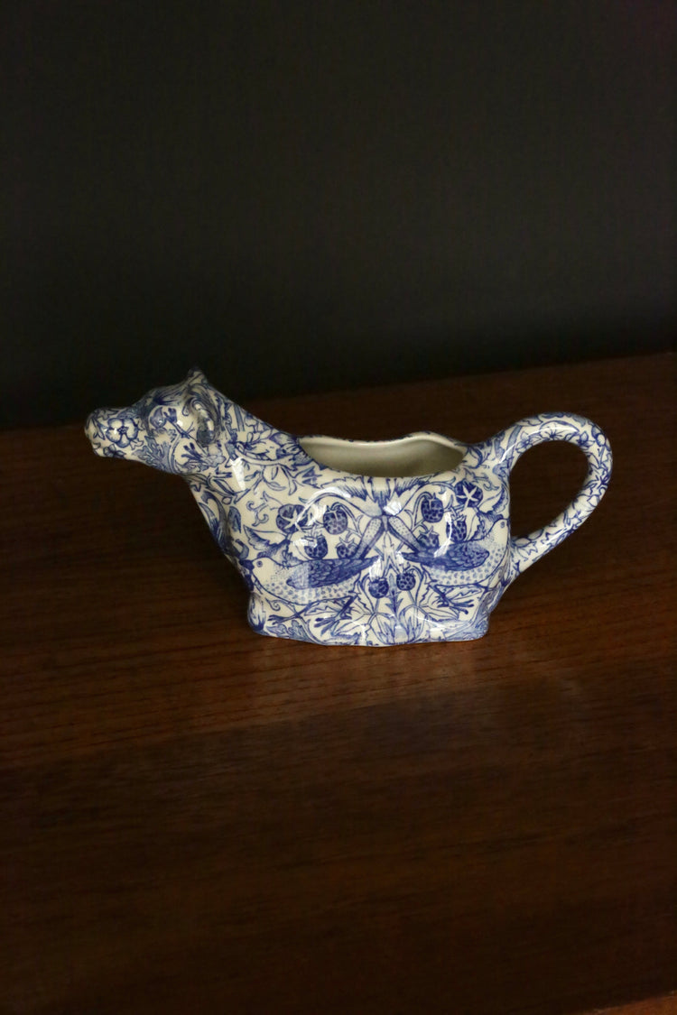 Strawberry Thief Cow Creamer by Burleigh