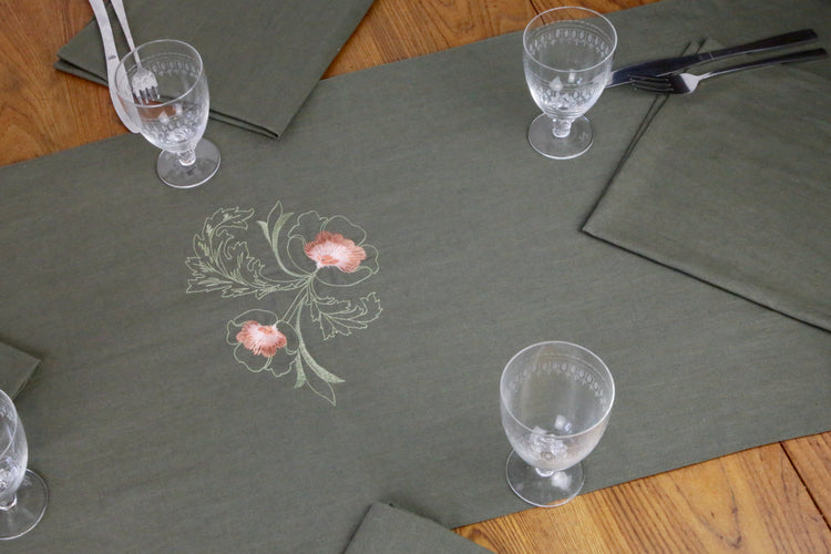 The ‘Liverpool’ Table Linen Collection by London Embroidery Studio