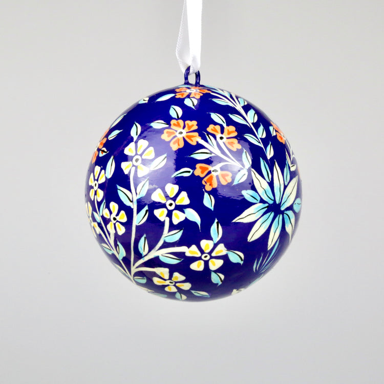 Small Hand-Painted May Morris Baubles