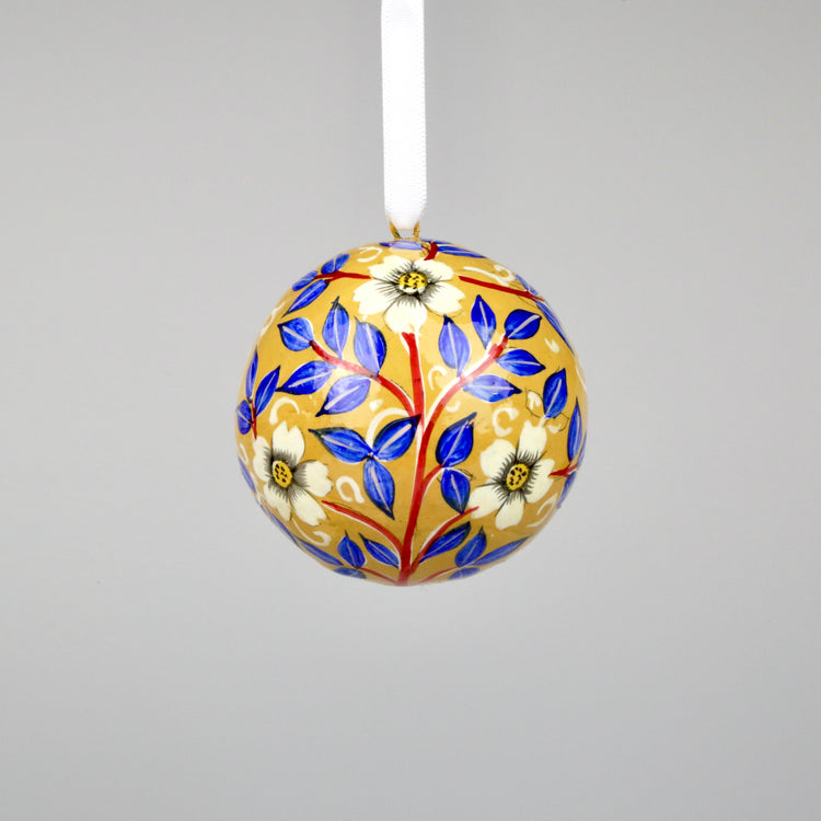 Small Hand-Painted May Morris Baubles