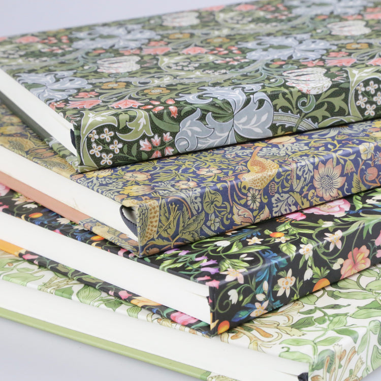 Golden Lily A5 Lined Hardback Notebook