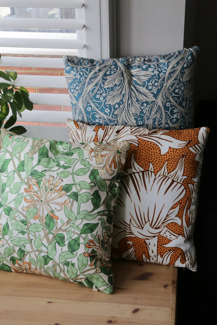 Hornpoppy Cushion Cover by May Morris