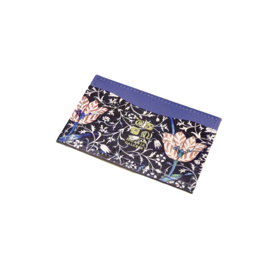 Floral-patterned pouch on a white background