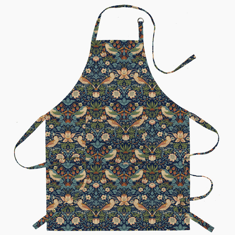 Strawberry Thief Navy Apron