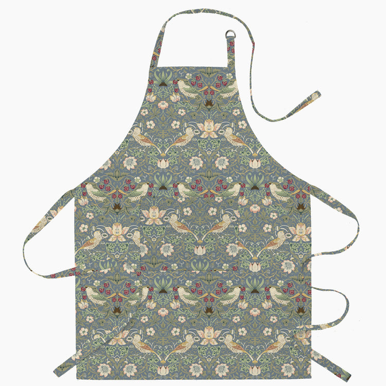 Strawberry Thief Grey Apron