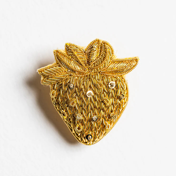 The Strawberry Brooch by Hand & Lock