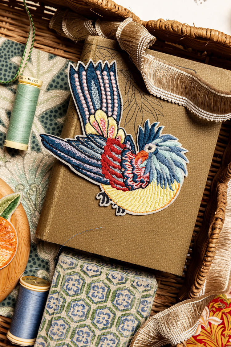 May Morris Embroidered Patches from Hand & Lock