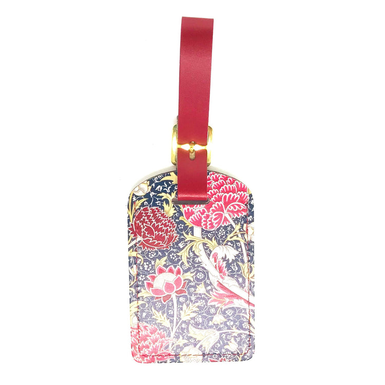 Cray Leather Luggage Tag