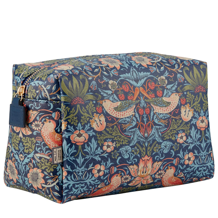 Strawberry Thief Large Wash Bag - Blue