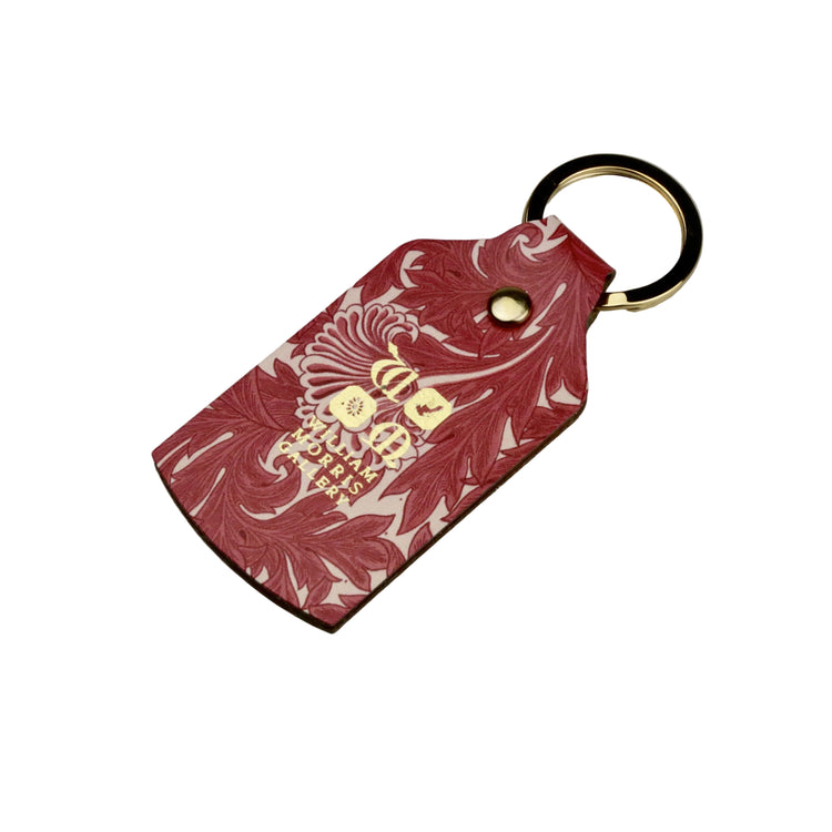 Tulip Leather Keyring