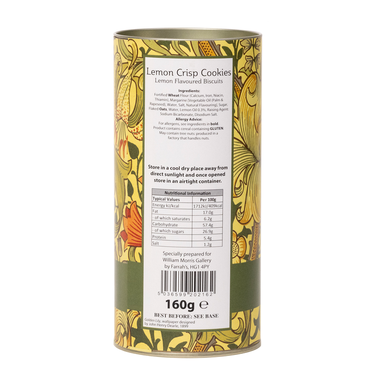 Golden Lily Lemon Crisp Cookies