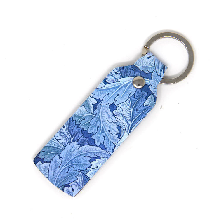 Acanthus Leather Keyring (narrow)