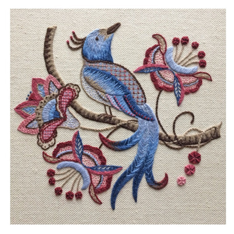 The Crewel Work Company ~ Jacobean Medley Crewel Embroidery Kit