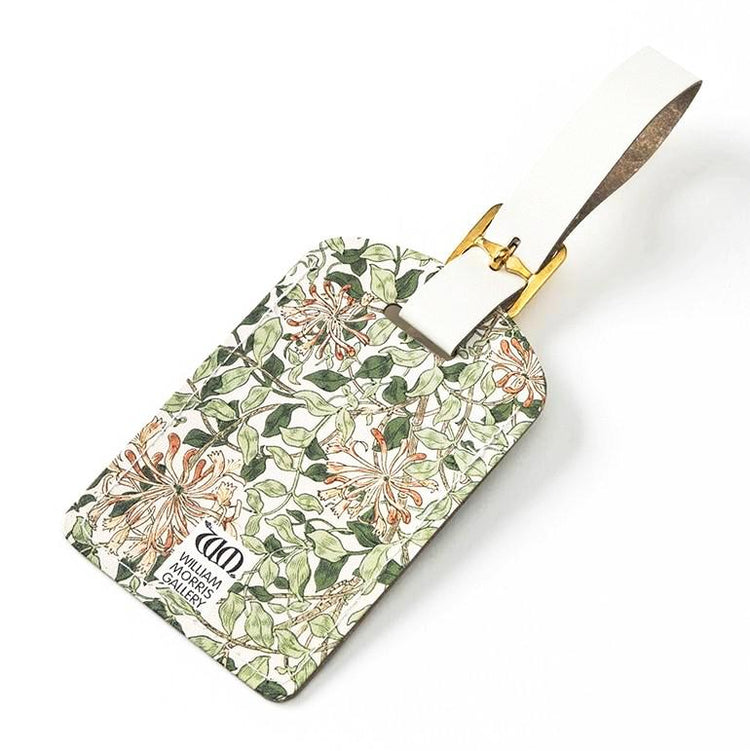 Honeysuckle Leather Luggage Tag
