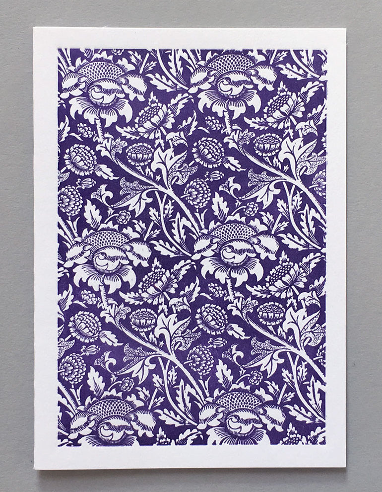 William Morris Letterpress - Wey (purple) – William Morris Gallery Shop