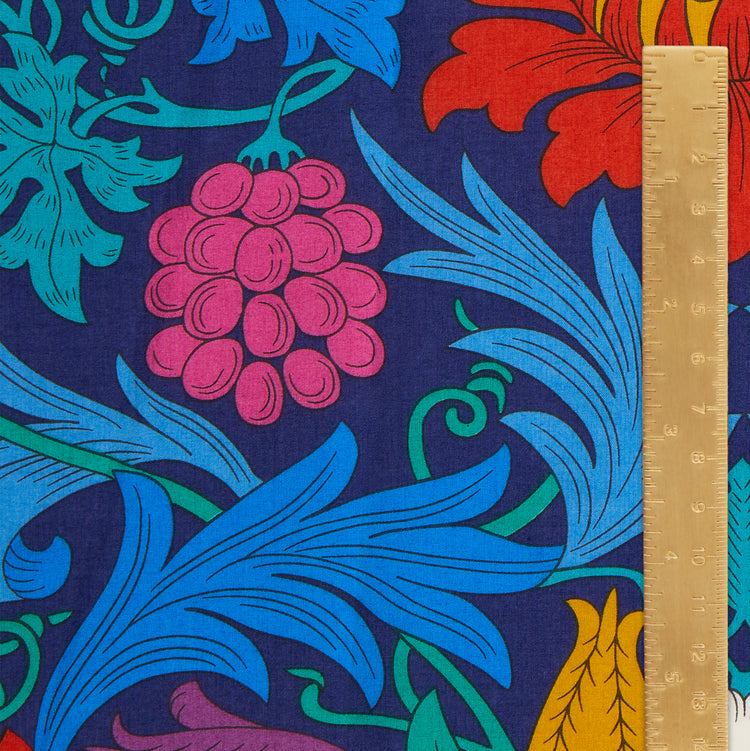 Art of Craft Liberty Fabric - One Metre - Standen - Blue