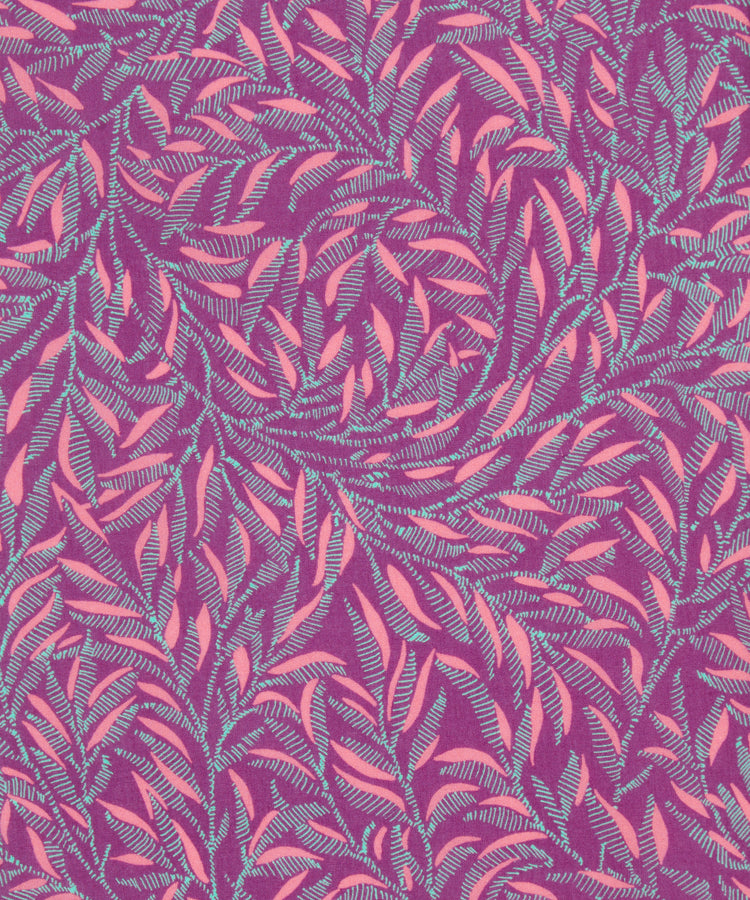 Art of Craft Liberty Fabric - One Metre - Willow Walk - Pink & Blue