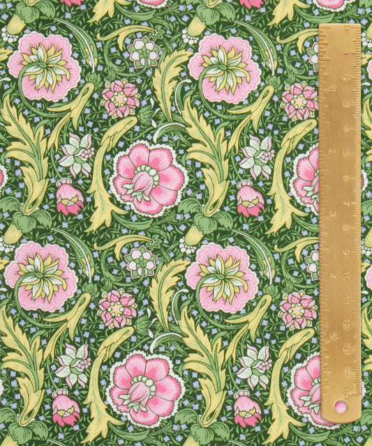 Art of Craft Liberty Fabric - One Metre - Finesse - Green