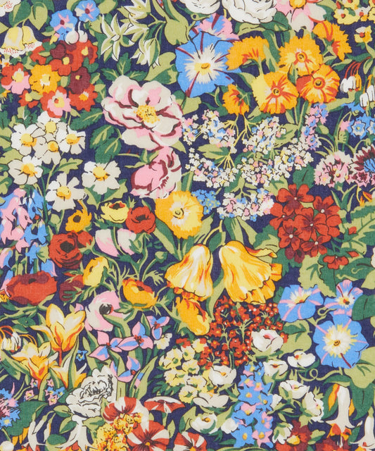Women in Print Fabric Collection -Cottage Garden Tana Lawn Cotton- One Metre