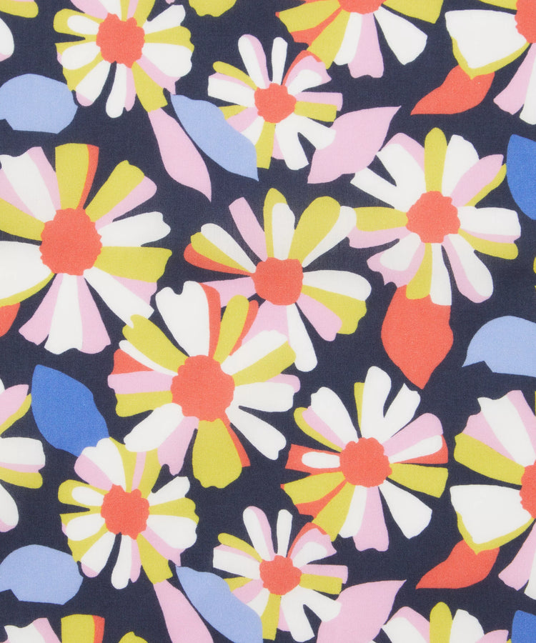 Women in Print Fabric Collection -Daisy Olive Tana Lawn Cotton- One Metre