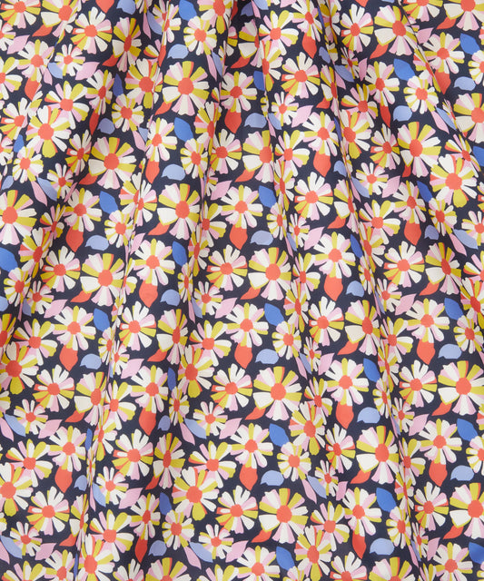 Women in Print Fabric Collection -Daisy Olive Tana Lawn Cotton- One Metre