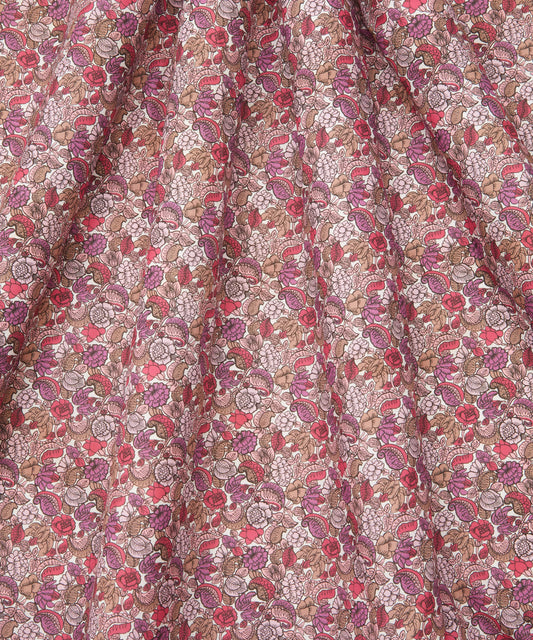 Women in Print Fabric Collection -Kientz Floral Tana Lawn Cotton- One Metre