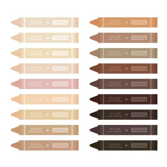 We are Colourful Skin Tone Crayon Set