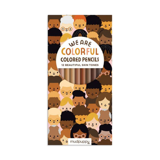 We are Colourful Skin Tone Coloured Pencils