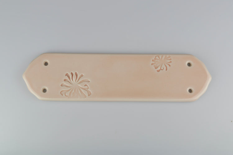 May Morris Honeysuckle Ceramic Fingerplates by Emma Lacey