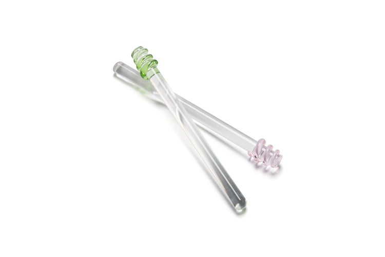 Coloured Glass Honey Stirrer