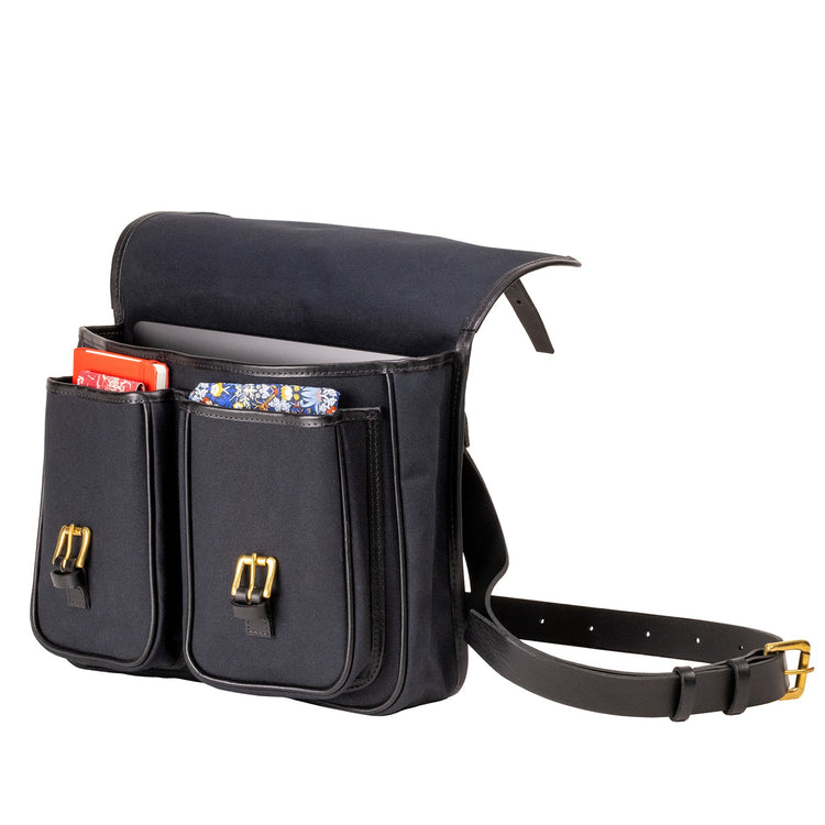 William Morris Satchel - Midnight Blue