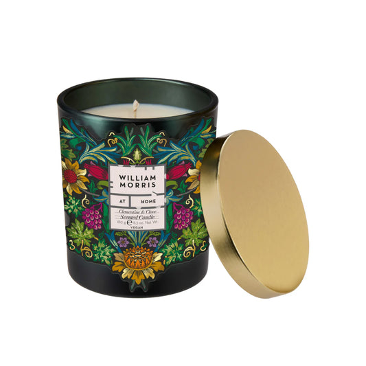 William Morris At Home Sunflower Swan Clementine & Clove Scented Candle
