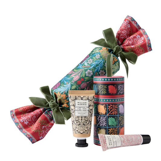 William Morris At Home Sunflower Swan Use & Reuse Fabric Cracker
